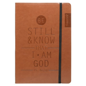 Notizbuch: Be still and know