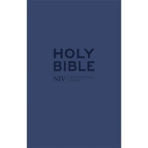 Bible NIV: Small Bible with Zip, Blue