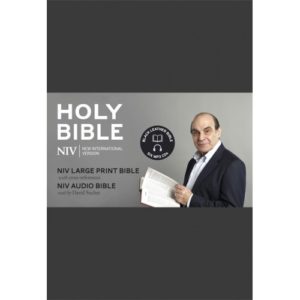 NIV Bible - David Suchet Audio and Large Print Leather Bible Gift Edition