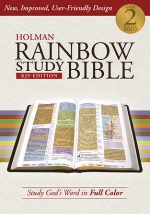 Bible-KJV - Rainbow Study Bible