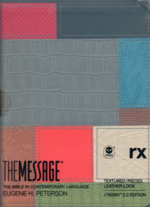 Eugene Peterson - The Message: Remix, soft leather-look, textured pieces