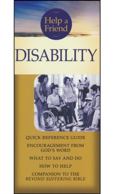 Joni Eareckson Tada - Help a friend: Disability