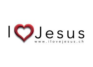 Aufkleber: ilovejesus.ch (weiss)
