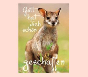 Postkarten: Gott hat dich schön geschaffen (8 Stück)