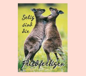 Postkarten: Selig sind die Friedfertigen (8 Stück)