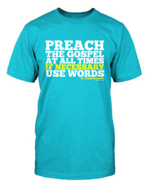 T-Shirt: If Necessary (Turquoise, L)