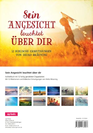 Aufstellbuch: Sein Angesicht leuchtet über dir