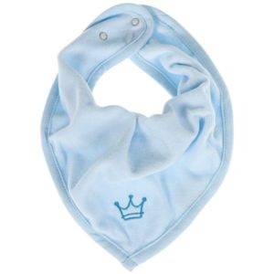 Baby Bandana: Krönchen (hellblau)