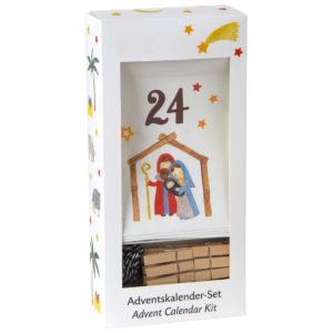 Adventskalender-Set: Krippe