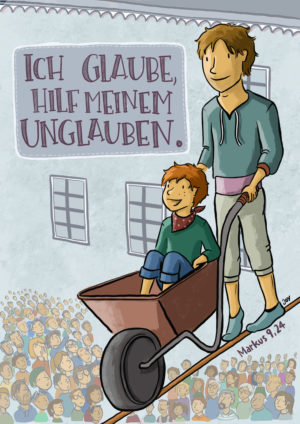 Postkarten: Ich glaube; hilf meinem Unglauben! - für Kinder (10 Stück)