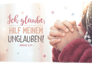 Postkarte: Ich glaube