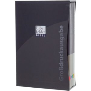 Elberfelder Bibel - Grossdruckausgabe (4 Bände grau)