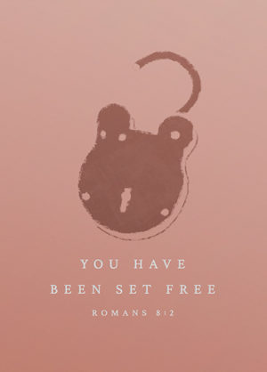 Postkarte: You have been set free (XL)