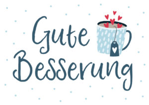 Mini-Karte: Gute Besserung