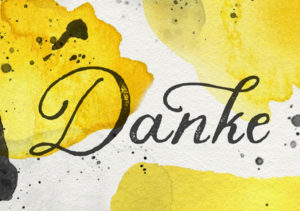 Mini-Karte: Danke