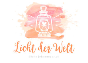 Postkarte: Licht der Welt (XL)