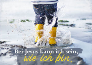 Postkarte: Bei Jesus kann ich sein, wie ich bin