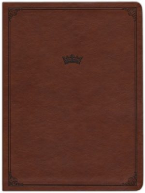 CSB: Tony Evans Study Bible soft leather-look (British tan)