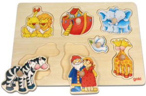 Holz-Steckpuzzle: Arche Noah