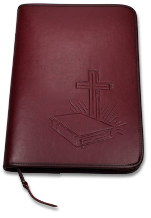Bibelhülle: Bibel/Kreuz/Strahlen