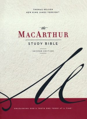 NKJV: MacArthur Study Bible (Comfort Print--cloth over board, navy blue)