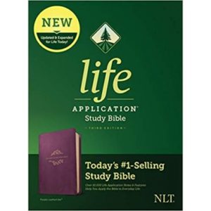 NLT: Life Application Study Bible (Third Edition--soft leather-look, purple)