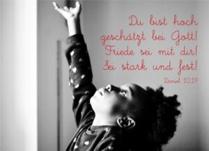Postkarte: Du bist hoch geschätzt bei Gott!...