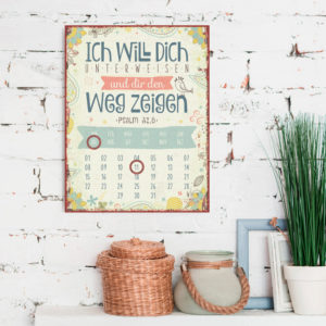 Magnetkalender: Unterweisen
