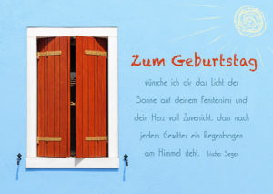 Postkarte: Regenbogen