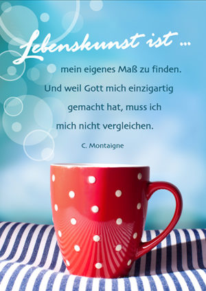 Postkarte: Lebenskunst (Tasse)