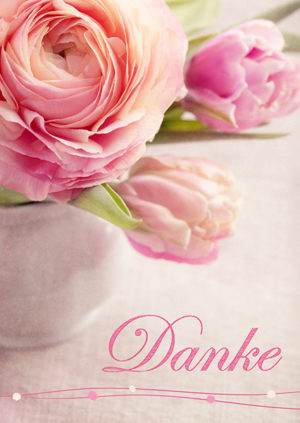 Postkarte: Danke