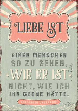 Postkarte: Liebe ist