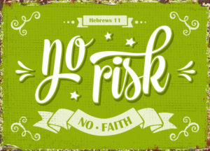 Postkarte: No risk (XL)
