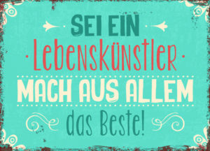 Postkarte: Lebenskünstler (XL)