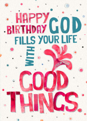 Postkarte: Good Things (XL)