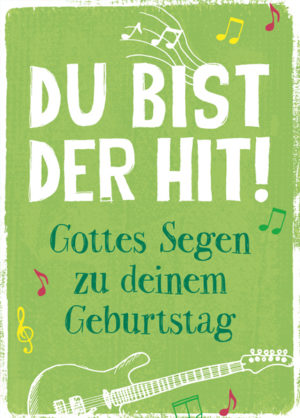 Postkarte: Du bist der Hit (XL)