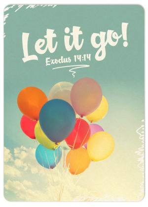 Postkarte: Let it go (XL)