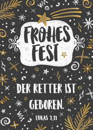 Postkarte: Der Retter (XL)