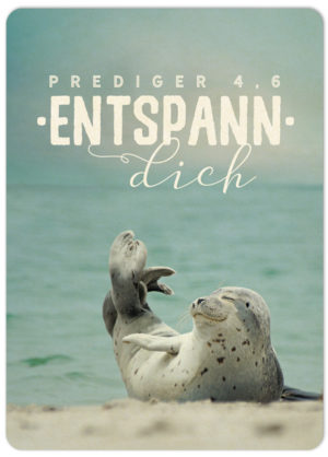 Postkarte: Entspann dich (XL)