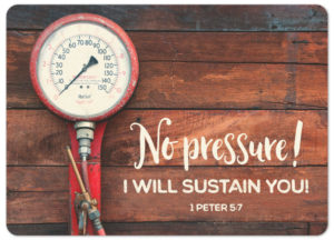 Postkarte: No pressure (XL)