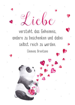 Postkarte: Liebe versteht das Geheimnis (XL)