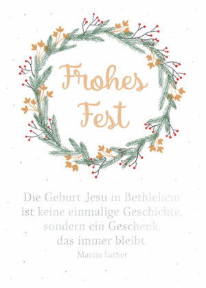 Postkarte: Geburt Jesu (XL)