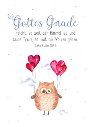Postkarte: Gottes Gnade (XL)