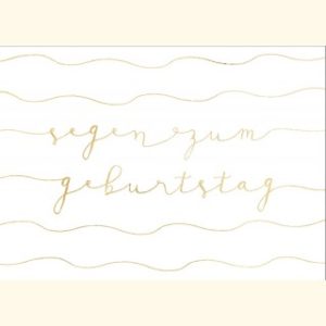 Postkarte: Segen zum Geburtstag (XL)