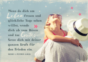 Postkarte: Tue Gutes