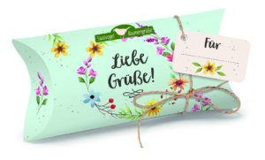 Saatvogel Blumengruss: Liebe Grüsse
