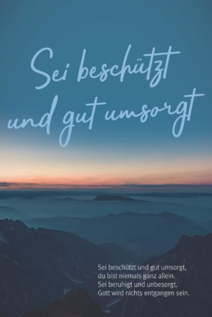 CD-Card: Sei beschützt und gut umsorgt
