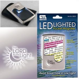 Taschenlupe mit LED