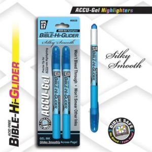 Gel-Bibel-Highlighter 2er Pack (blau)