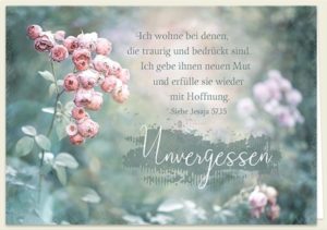 Doppelkarte: Unvergessen